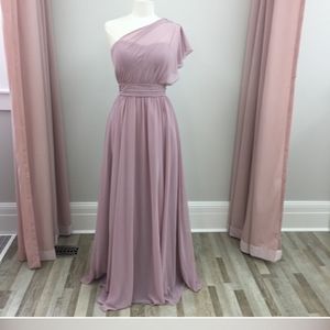 Morilee bridesmaid gown 21554 desert rose size 12